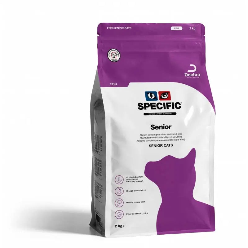 Specific Feline Senior Fgd, 2 kg, cibo per gatti