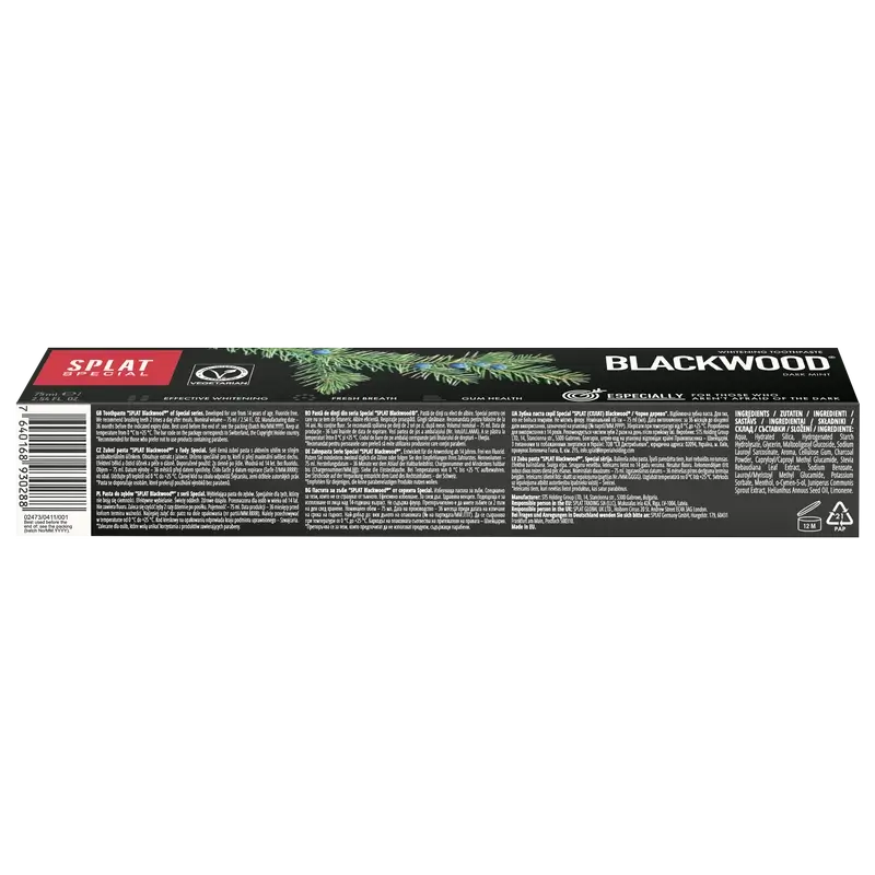 Splat Special Blackwood Dentifricio , 75 ml