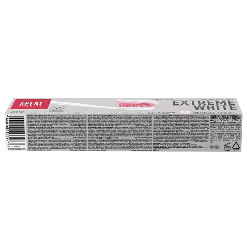 Dentifricio Splat Special Extreme White , 75 ml