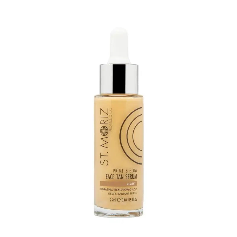 St. Moriz Prime & Glow Siero viso autoabbronzante professionale, 25 ml