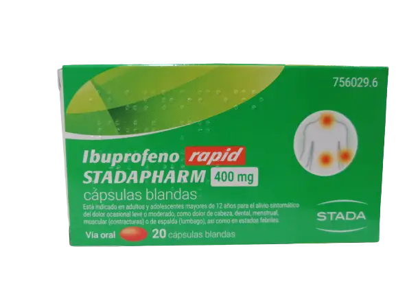 Stadapharm Ibuprofene rapido 400 mg, 20 capsule