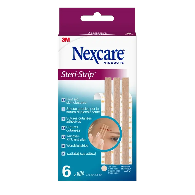 3M Steri-Strip Sutura adesiva 75 x 6 mm 3 strisce