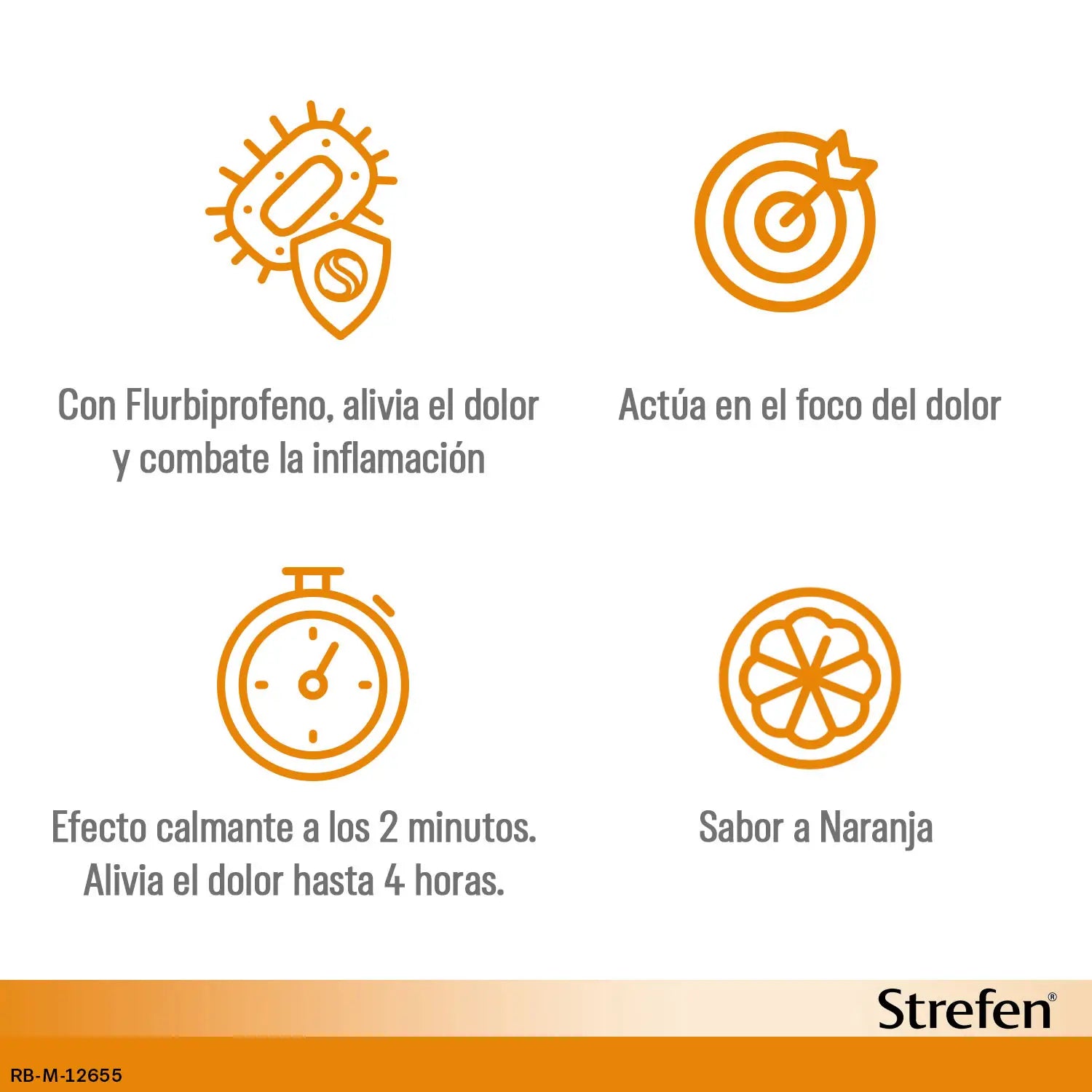 Strefen Arancione, 16 pastiglie, da succhiare