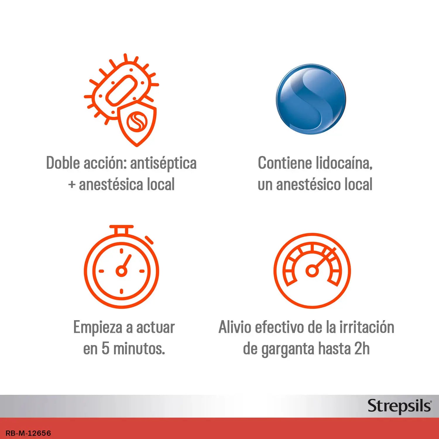 Strepsils con lidocaina, 24 pastiglie
