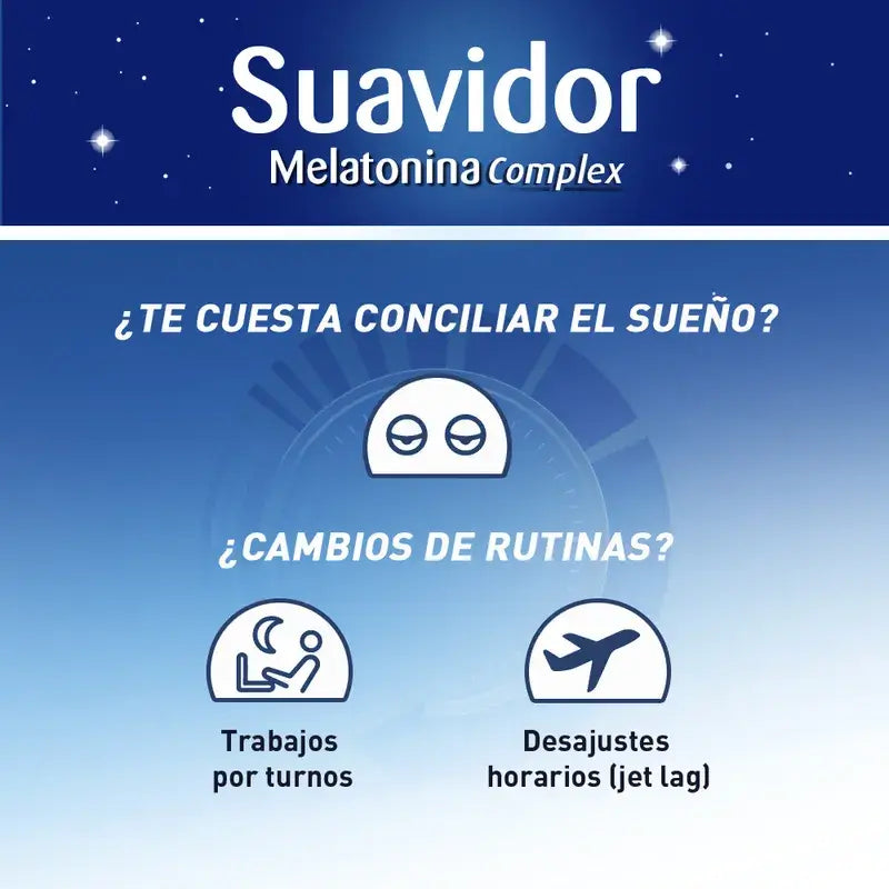 Complesso di melatonina Suavidor, 30 compresse