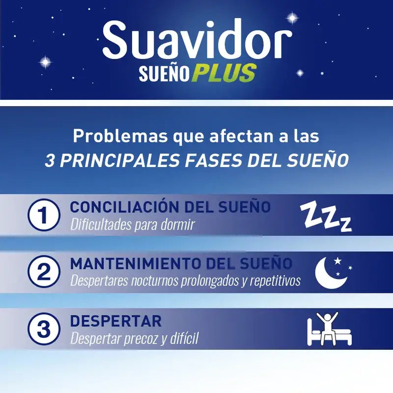 Suavidor Sueño Plus Tricapa, 30 compresse