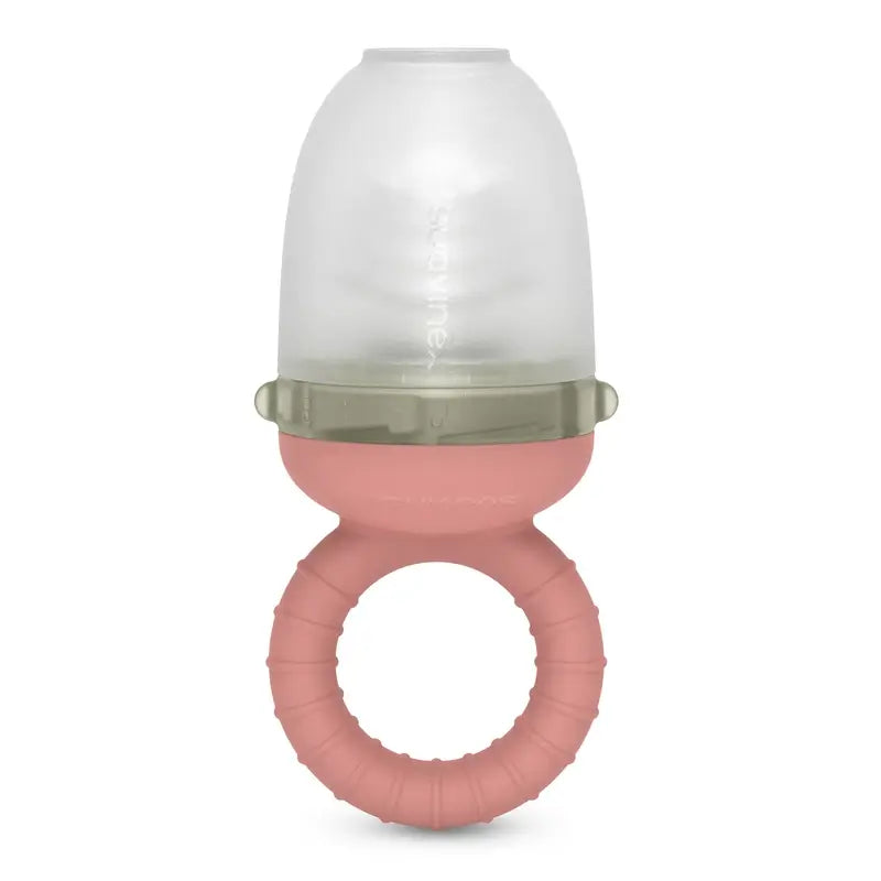 Suavinex Mangiatoia in silicone antisoffocamento, +6 mesi, rosa