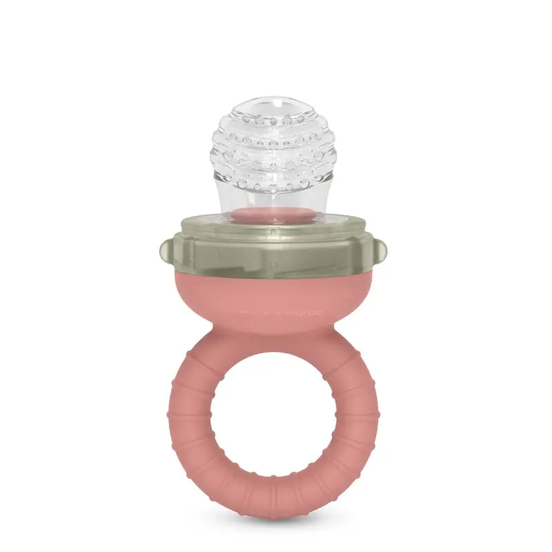 Suavinex Mangiatoia in silicone antisoffocamento, +6 mesi, rosa