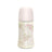 Biberon Suavinex 270 Ml, flusso medio (M), +3 mesi, Rosa Poesia