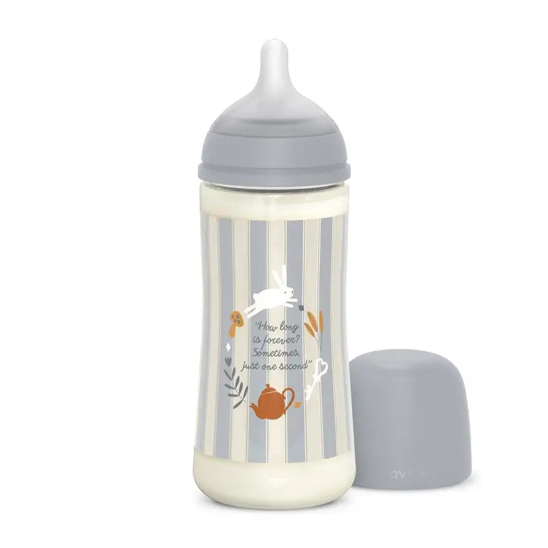 Suavinex Biberon 360 Ml, Flusso denso (L), +6 Mesi, Blu Paese delle Meraviglie