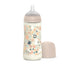 Suavinex Biberon 360 Ml, Flusso denso (L), +6 mesi, Rosa Fiori del Paese delle Meraviglie