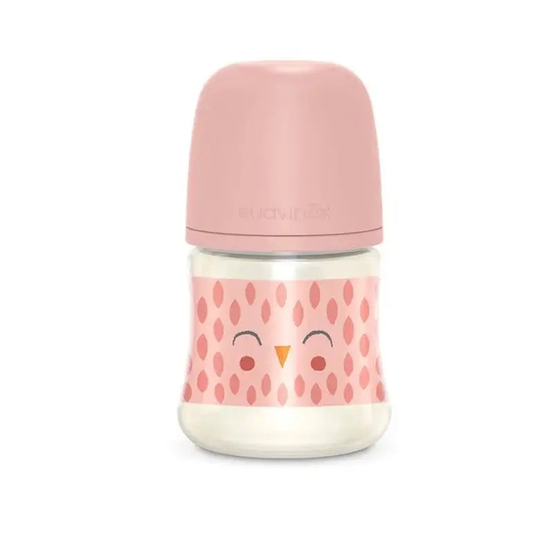 Suavinex Bibéron Premium 150 Ml. Tettarella fisiologica Sx Pro in silicone. Bibéron Premium a flusso lento. +0 mesi. Bonhomia, Rosa