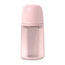 Suavinex Bottiglia in silicone 240 Ml, flusso medio (M), +3 mesi, acqua di rose