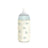 Suavinex Biberon in vetro 240 Ml, flusso medio (M), +3 mesi, Poesia Blu