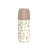 Suavinex Biberon in vetro 240 Ml, flusso medio (M), +3 mesi, Beige poesia