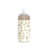 Suavinex Biberon in vetro 240 Ml, flusso medio (M), +3 mesi, Beige poesia
