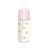 Suavinex Biberon in vetro 240 Ml, flusso medio (M), +3 mesi, Rosa Poesia