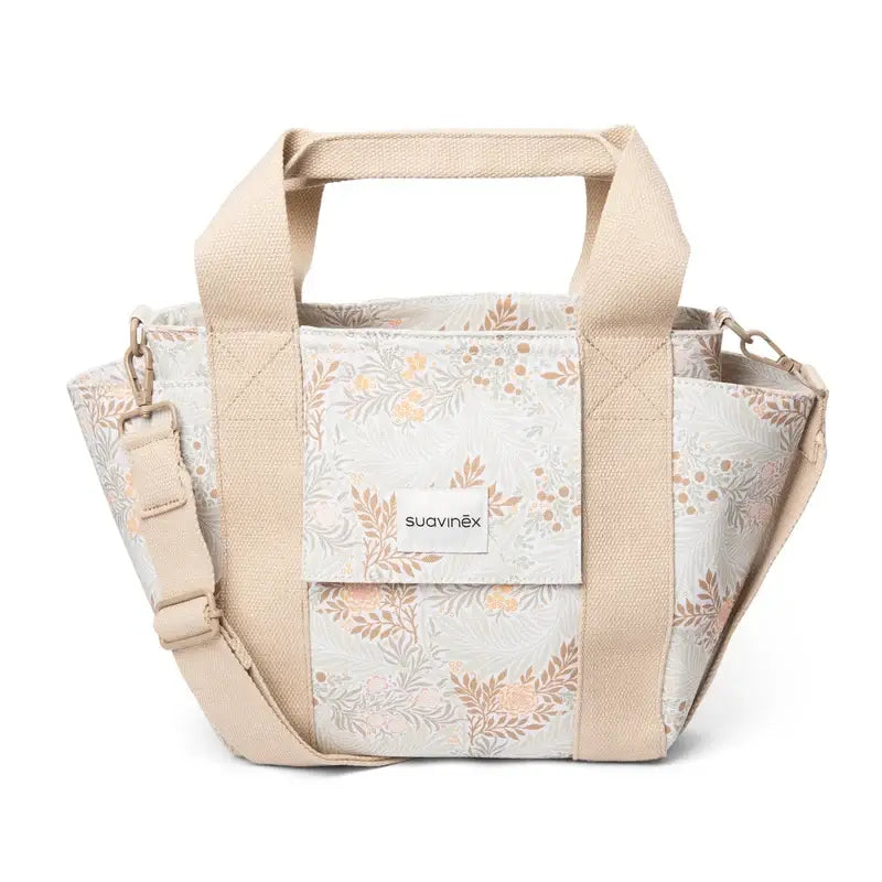Suavinex Borsa trolley per bebè Borsa pane stampa poesia Beige