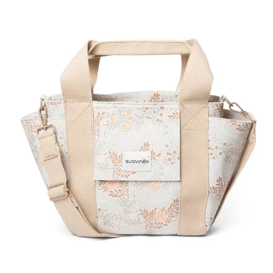 Suavinex Borsa trolley per bebè Borsa pane stampa poesia Beige