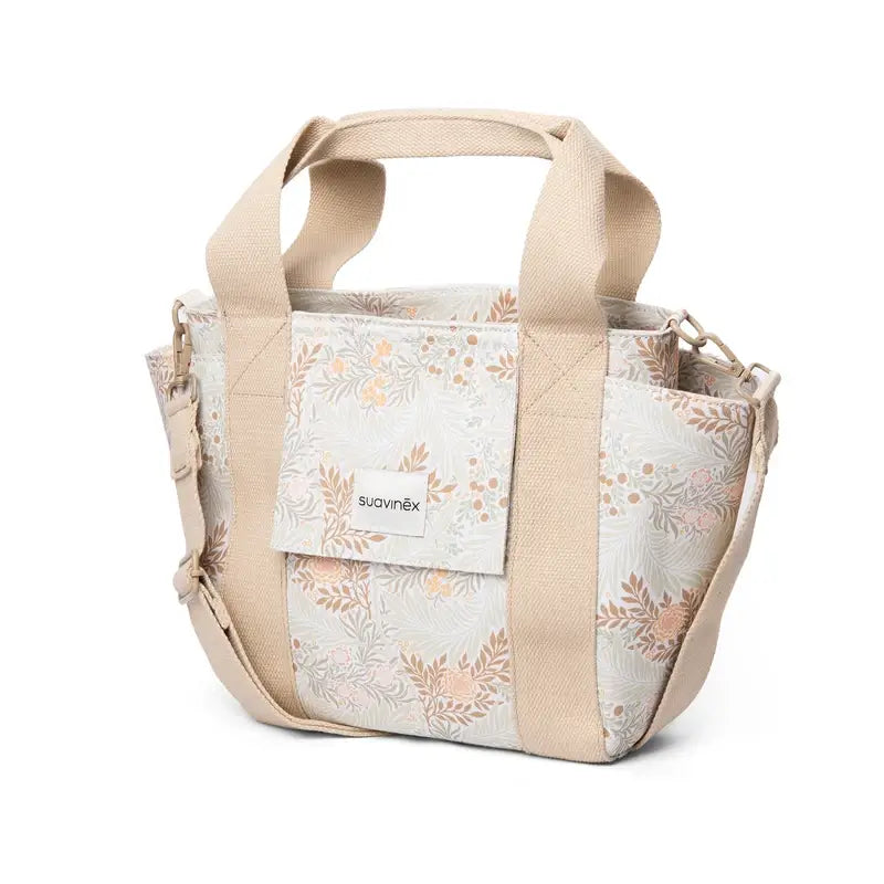 Suavinex Borsa trolley per bebè Borsa pane stampa poesia Beige