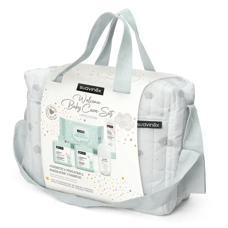 Suavinex Borsa per carrozzina con cosmetici. Blu