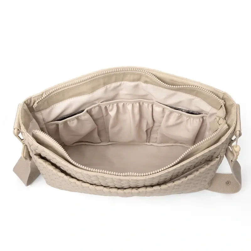 Borsa a tracolla Suavinex Maternity, beige