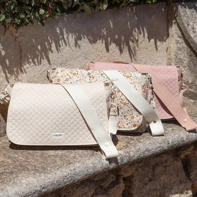 Borsa a tracolla Suavinex Maternity, beige