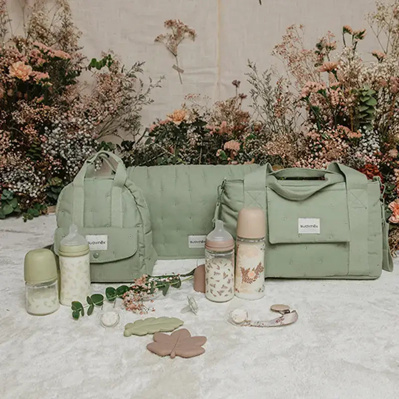 Suavinex Borsetta maternità Poesia Borsa a tracolla verde