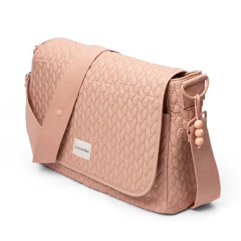 Borsa a tracolla Suavinex per la maternità, rosa