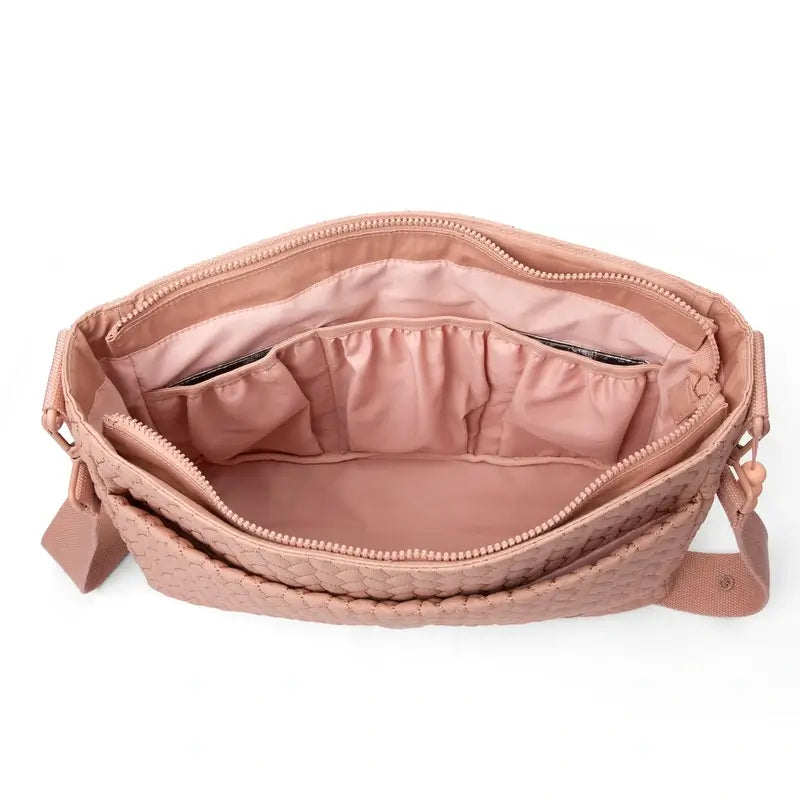 Borsa a tracolla Suavinex per la maternità, rosa