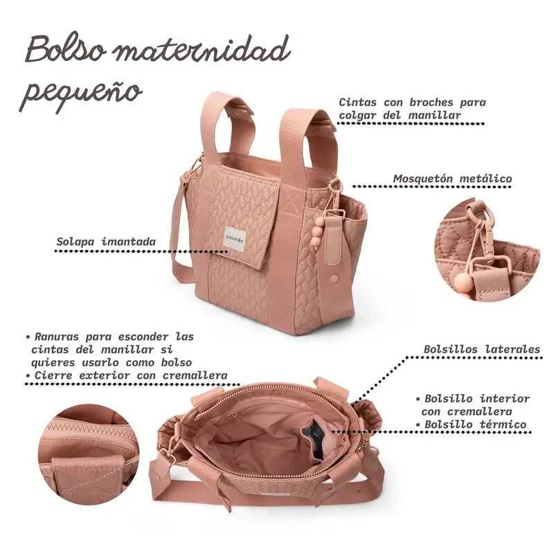 Borsa organizer Suavinex, rosa