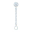 Morsetto in silicone Suavinex, blu ballata