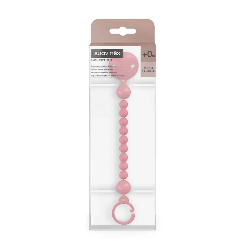Morsetto in silicone Suavinex, fucsia
