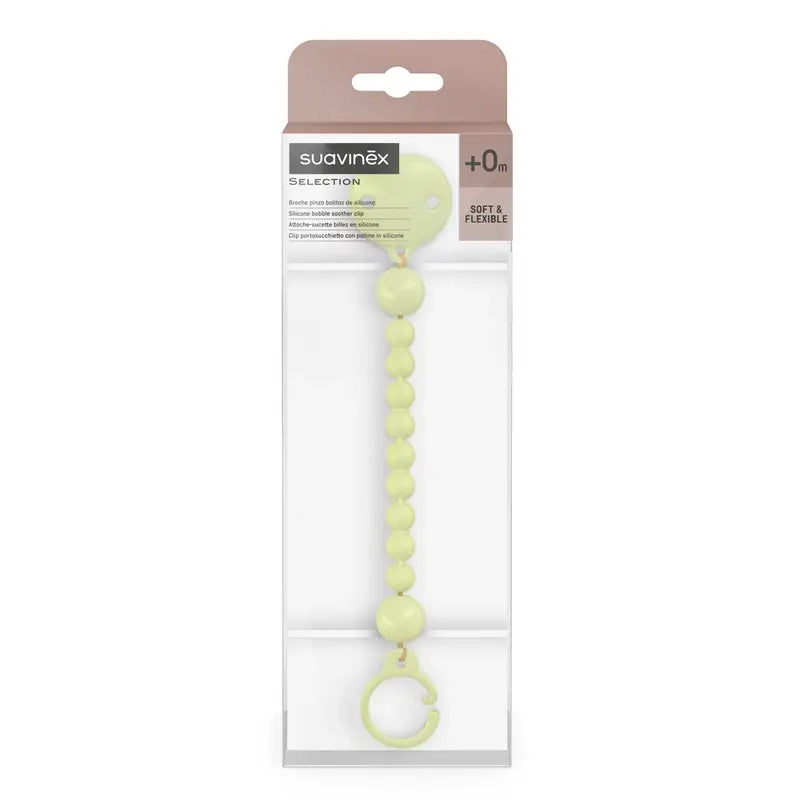Morsetto in silicone Suavinex, lime