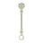 Clip in silicone Suavinex, verde