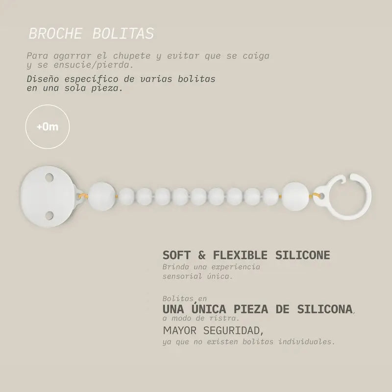 Clip in silicone Suavinex, verde