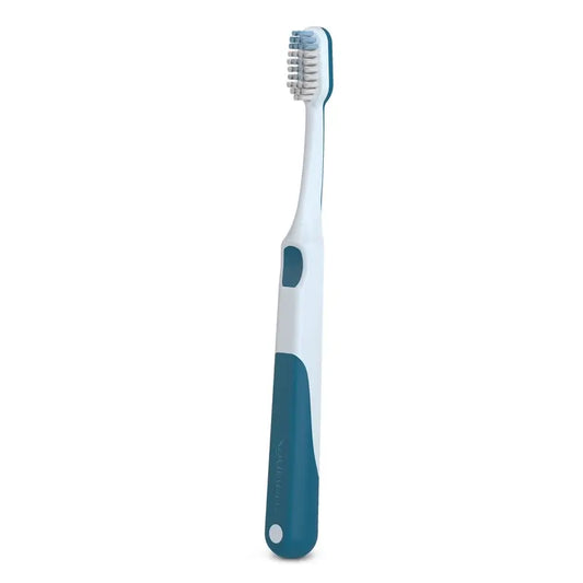 Suavinex Spazzolino per neonati +6 anni, blu