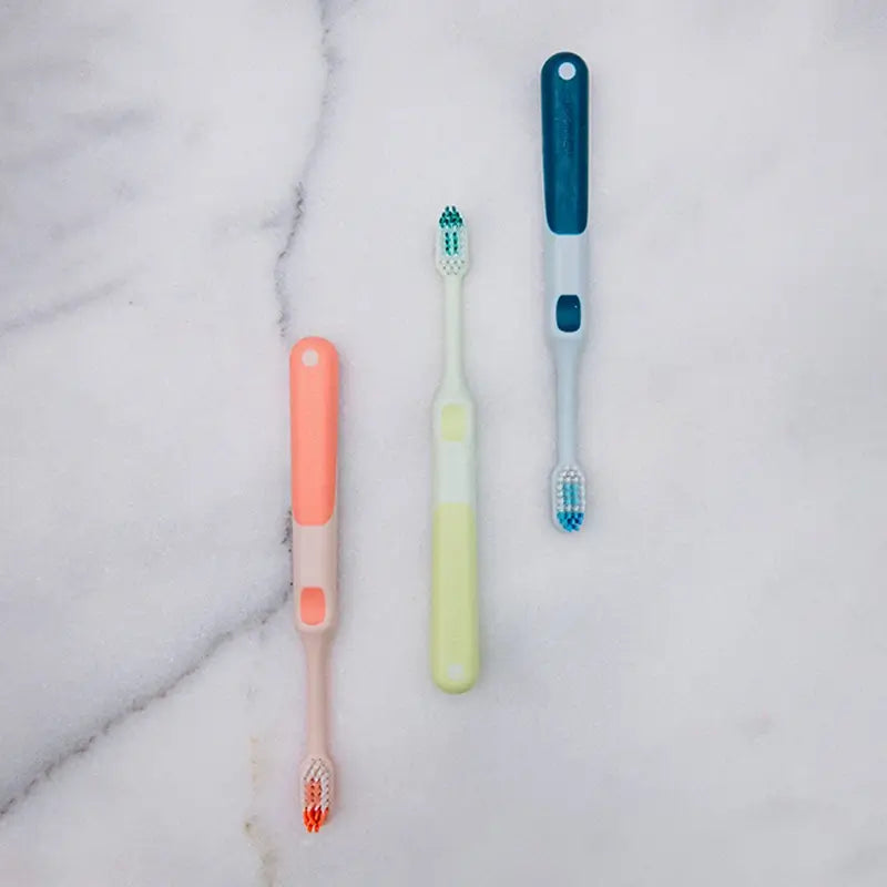 Suavinex Spazzolino per neonati +6 anni, blu
