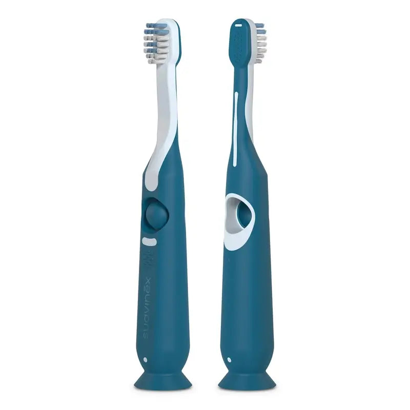 Spazzolino per neonati Suavinex da 2 a 6 anni, blu