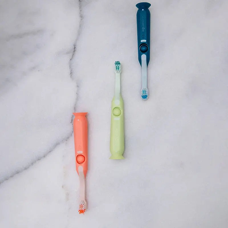 Suavinex Spazzolino per bambini da 2 a 6 anni, verde