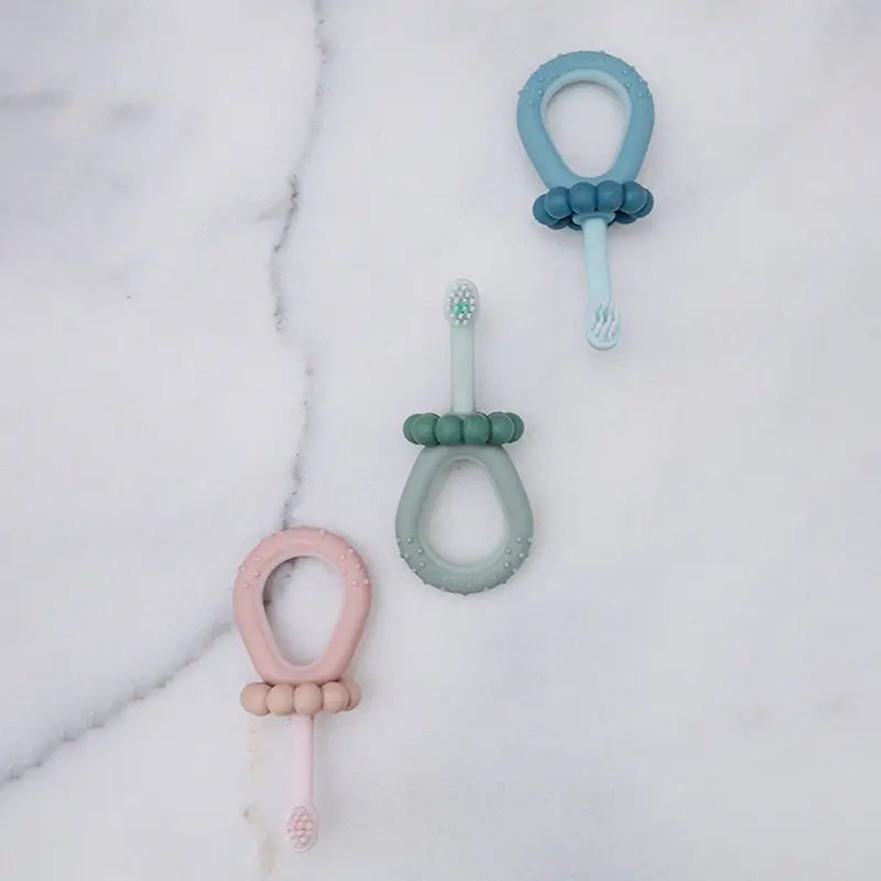 Spazzolino per bambini Suavinex 0-2 anni, rosa