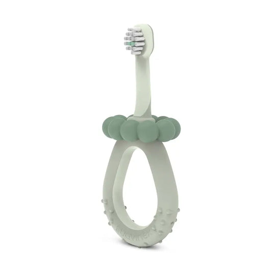 Spazzolino per bambini Suavinex 0-2 anni, verde