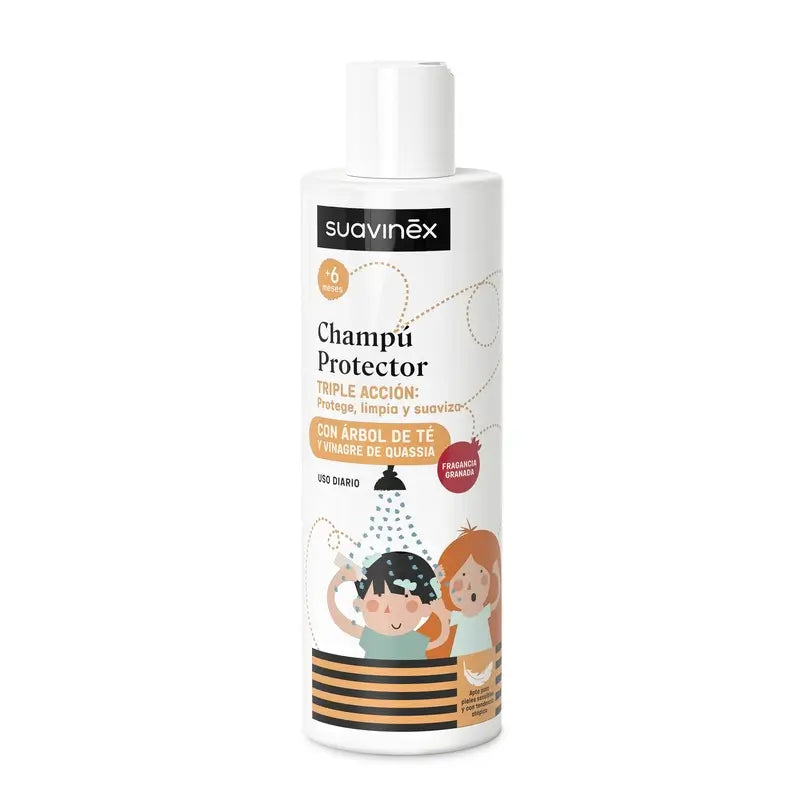 Suavinex Shampoo antipidocchi, +6 mesi, 250 Ml