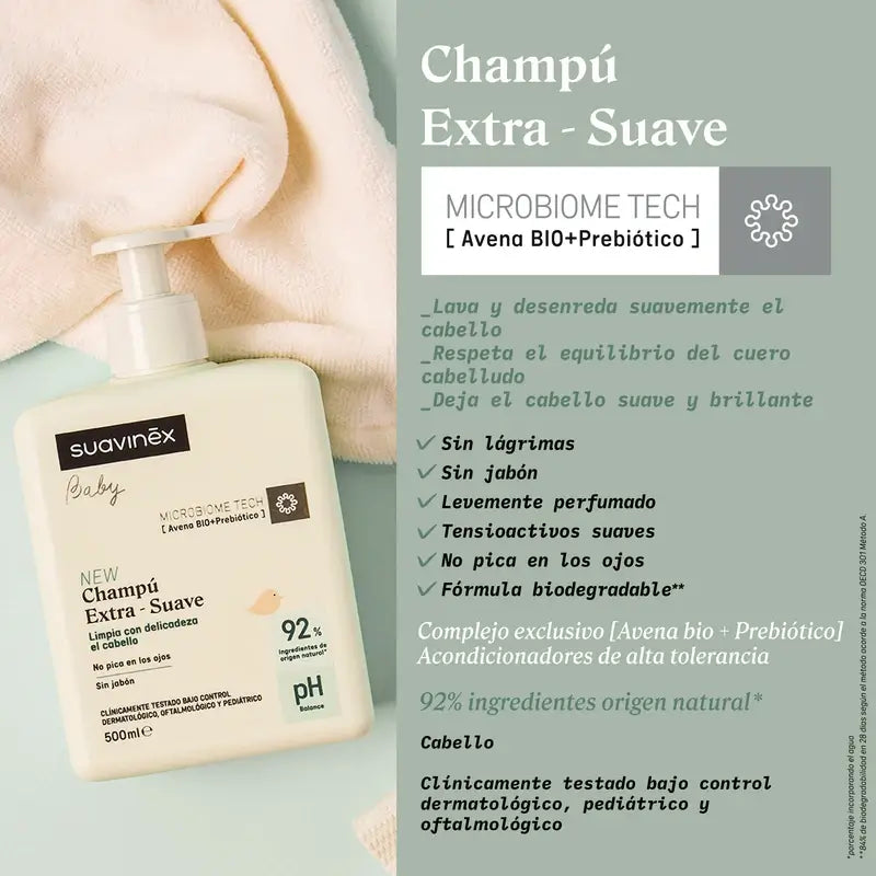 Suavinex Shampoo Extra Delicato, 500 Ml