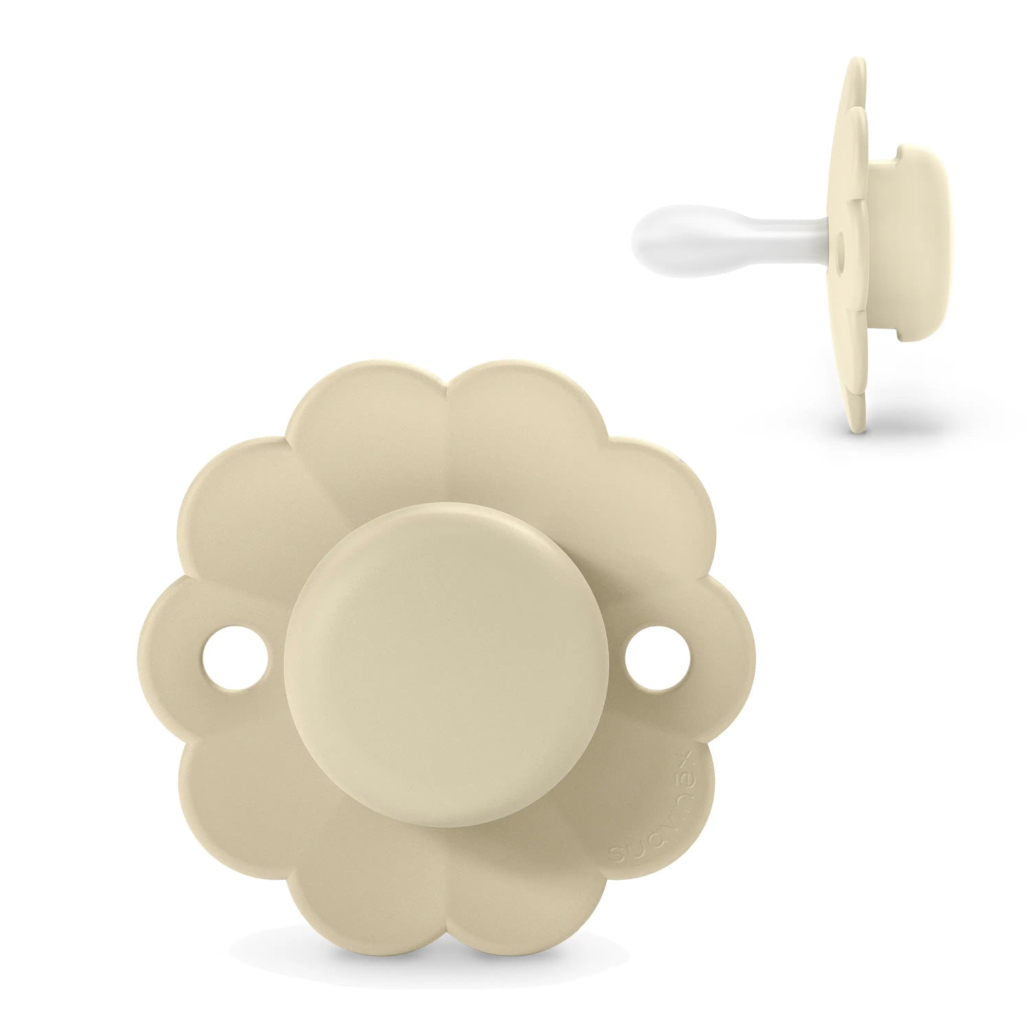 Suavinex Succhietto per bambini 0/6 mesi, con tettarella fisiologica in silicone Sx Pro, tettarella piatta e flessibile Wonder Gray, 1 unità