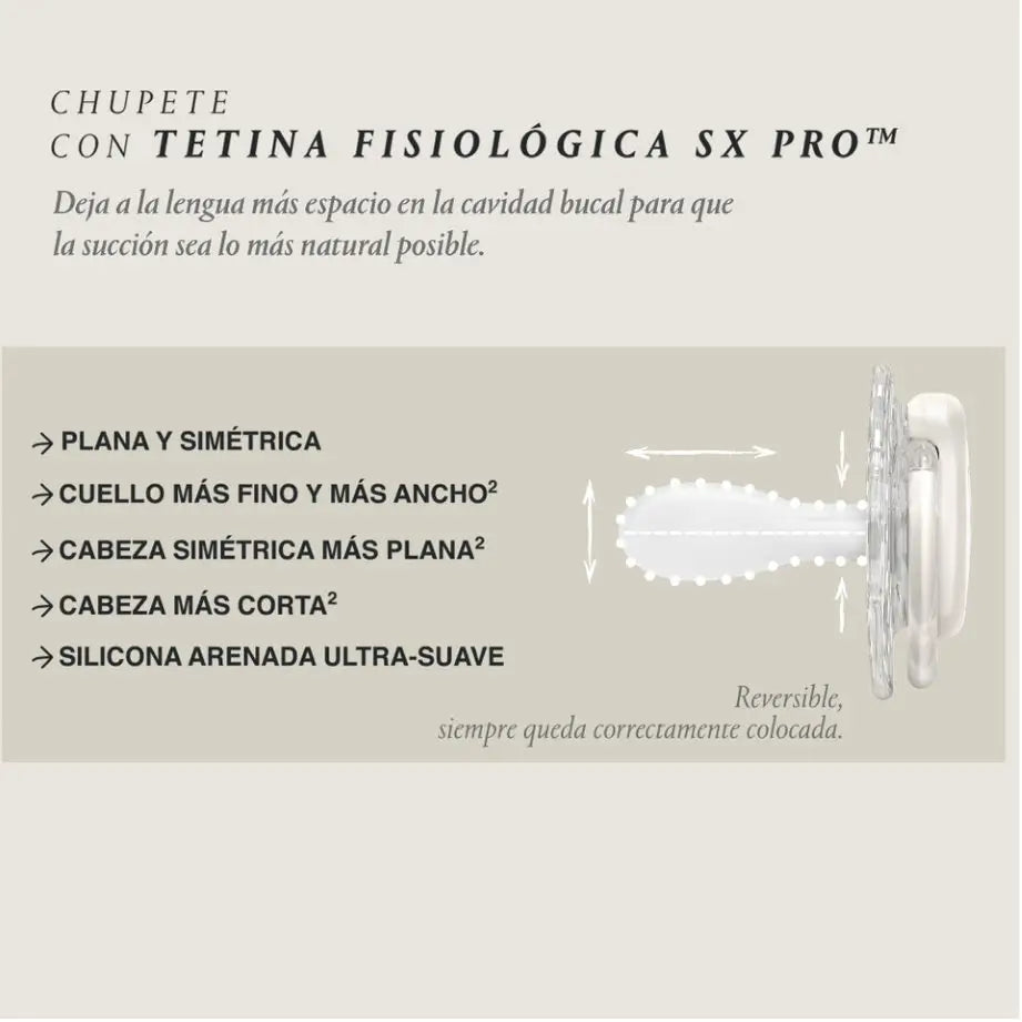 Suavinex Succhietto Premium per bambini 6-18 mesi. Succhietto con tettarella fisiologica in silicone Sx Pro. Bonhomia, Verde