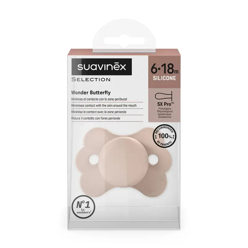 Suavinex Succhietto Sx Pro 6/18 mesi, rosa Wonderland