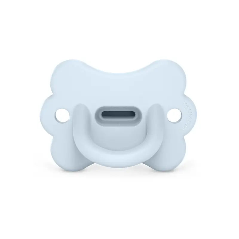 Suavinex Ciuccio Tutto Silicone Fisiologico Sx Pro, 0/6 Mesi, Farfalla Ballad Blu