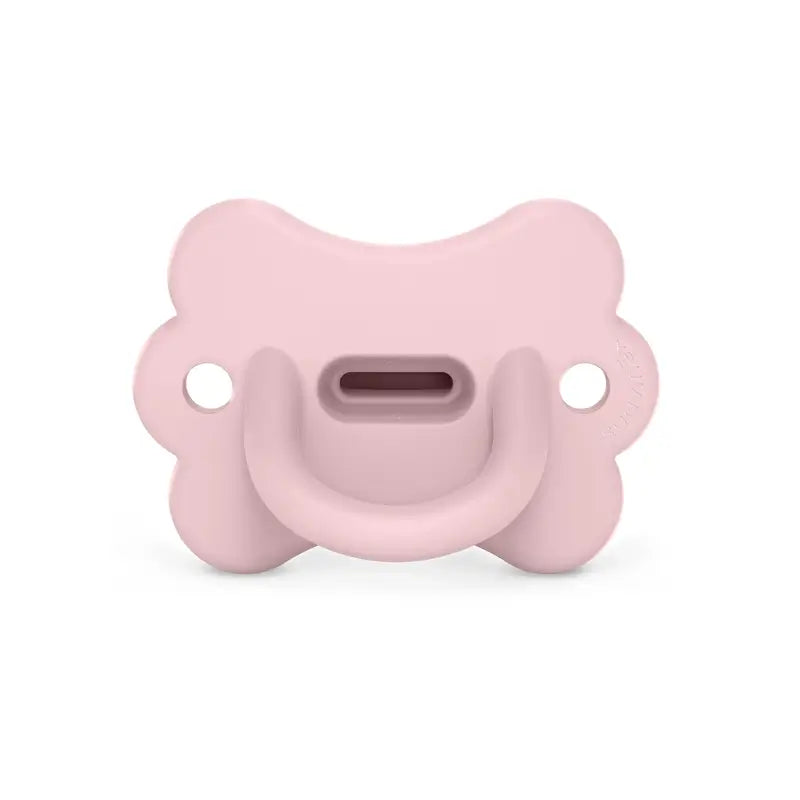 Suavinex Ciuccio Tutto Silicone Succhietto Sx Pro, 0/6 mesi, Farfalla Acqua di Rose