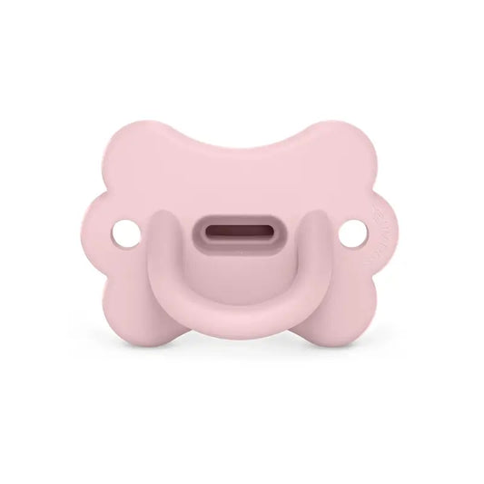 Suavinex Ciuccio Tutto Silicone Succhietto Sx Pro, 0/6 mesi, Farfalla Acqua di Rose